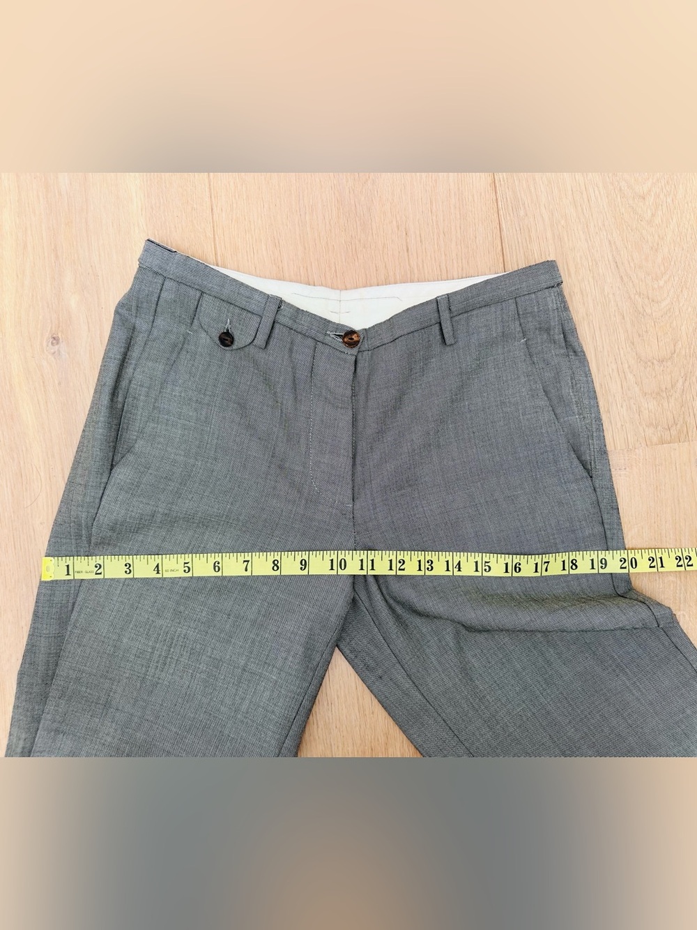 Golden Goose Silver Grey Straight Leg and Black Lined Trouser Interior - Picture 12 of 12